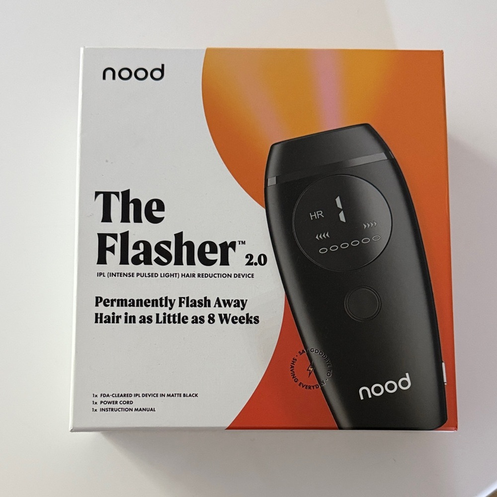 BNIB Nood The Flasher 2.0 IPL Device in Black